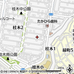 兵庫県神戸市北区桂木2丁目9-4周辺の地図