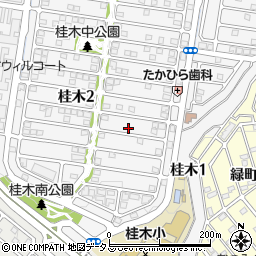 兵庫県神戸市北区桂木2丁目9-6周辺の地図