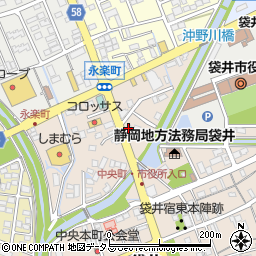 静岡県袋井市永楽町265周辺の地図