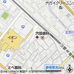 兵庫県加古川市平岡町新在家752-55周辺の地図