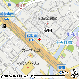兵庫県加古川市尾上町安田673周辺の地図