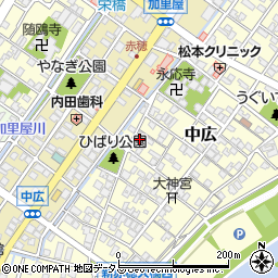 兵庫県赤穂市中広772周辺の地図