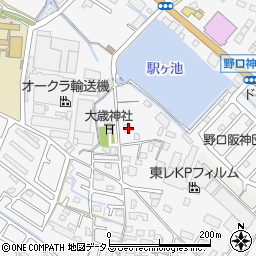 兵庫県加古川市野口町古大内466周辺の地図
