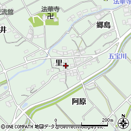 愛知県知多郡美浜町豊丘里周辺の地図