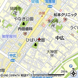 兵庫県赤穂市中広2089周辺の地図