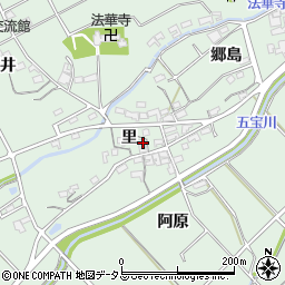 愛知県美浜町（知多郡）豊丘（里）周辺の地図