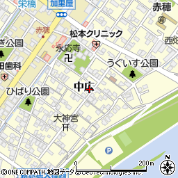 兵庫県赤穂市中広808周辺の地図