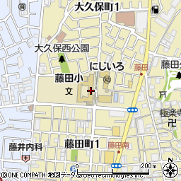守口市立藤田小学校周辺の地図