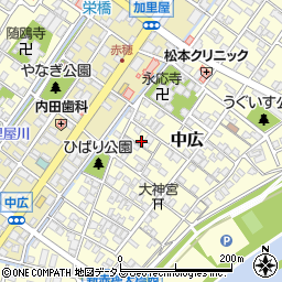 兵庫県赤穂市中広782周辺の地図