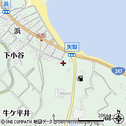 愛知県知多郡美浜町豊丘浜79周辺の地図