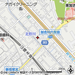兵庫県加古川市平岡町新在家877-5周辺の地図