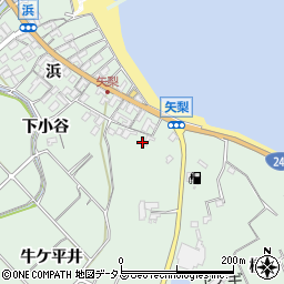 愛知県知多郡美浜町豊丘浜80周辺の地図