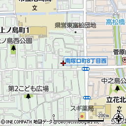上ノ島町１丁目テラスハウス周辺の地図
