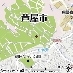 自然広場周辺の地図