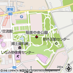 稲美中央公園周辺の地図