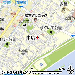兵庫県赤穂市中広827周辺の地図