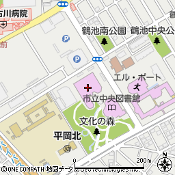 加古川総合文化センター周辺の地図