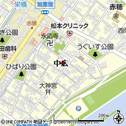 兵庫県赤穂市中広806周辺の地図