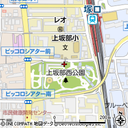 兵庫県尼崎市東塚口町周辺の地図