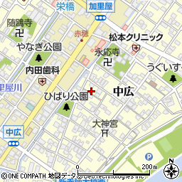 兵庫県赤穂市中広776周辺の地図