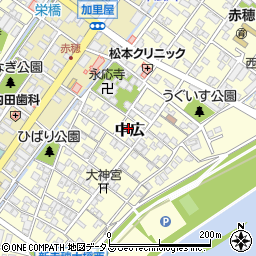 兵庫県赤穂市中広803周辺の地図