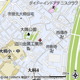 ユニオン株式会社　大阪事務所周辺の地図