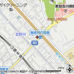 兵庫県加古川市平岡町新在家1143-7周辺の地図
