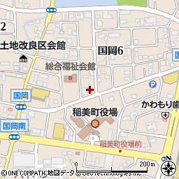 播磨水産国岡店周辺の地図