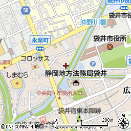 静岡県袋井市永楽町246周辺の地図