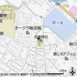 兵庫県加古川市野口町古大内453-3周辺の地図