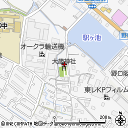 兵庫県加古川市野口町古大内453周辺の地図