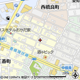 愛知県豊橋市堂坂町16周辺の地図