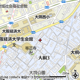 あなぶきパーク東淀川区大桐駐車場周辺の地図