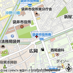 袋井市役所　教育委員会・学校教育課指導係周辺の地図