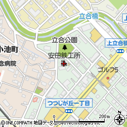 有限会社安田鉄工所周辺の地図