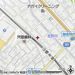 兵庫県加古川市平岡町新在家843-9周辺の地図