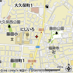ファミリーマート守口藤田一丁目店周辺の地図
