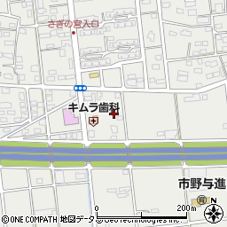 静岡県浜松市中央区市野町551周辺の地図