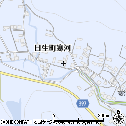 岡山県備前市日生町寒河3404周辺の地図