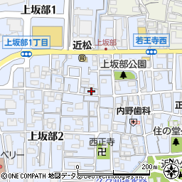 兵庫県尼崎市上坂部周辺の地図