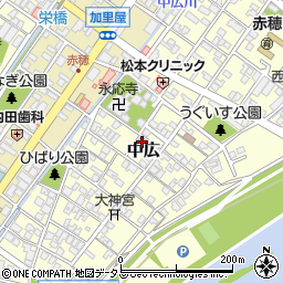 兵庫県赤穂市中広804周辺の地図