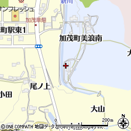 京都府木津川市加茂町美浪南52周辺の地図
