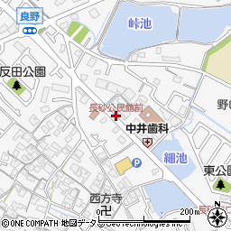 長砂公民館前周辺の地図