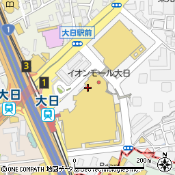 どうとんぼり神座 イオンモール大日店周辺の地図