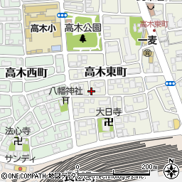 兵庫県西宮市高木東町周辺の地図