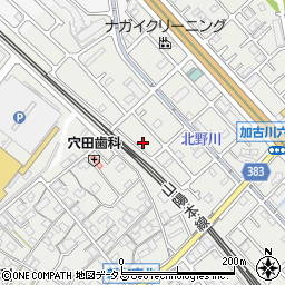 兵庫県加古川市平岡町新在家843-8周辺の地図