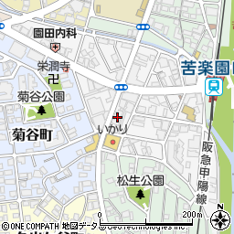 阪急苦楽園口 RYU-RYU周辺の地図