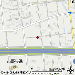 静岡県浜松市中央区市野町614周辺の地図