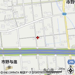 静岡県浜松市中央区市野町629周辺の地図