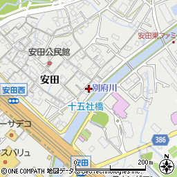 兵庫県加古川市尾上町安田174周辺の地図